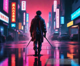 Cyberpunk Skull And Masks Ai Artwork