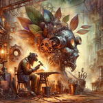 The steampunk artist