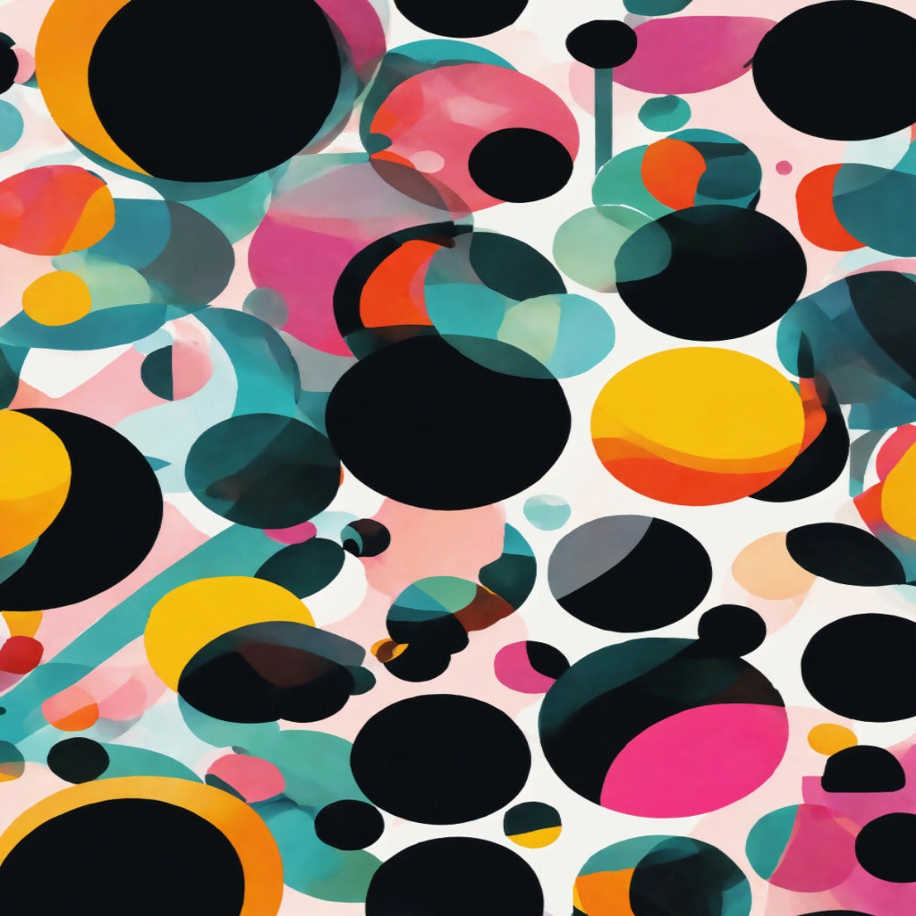 Abstract Geometric Color Pattern Design Abstract Geometric Color Pattern: A Cartoon-Inspired Texture for Moder