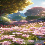Daisies In The Forest Ai Artwork