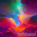 Dance Of Colors Abstract Ai Art