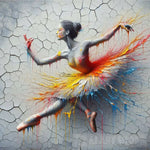 Dancing Ballerina Ai Painting