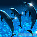 Dancing Dolphins Animal Ai Art