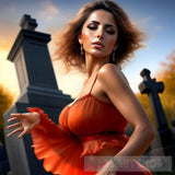 Dancing In The Cemetery Ai Artwork