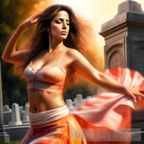 Dancing In The Cemetery Ai Artwork
