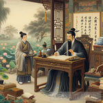 Daoist Priest And Acolyte Ai Artwork