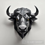 Dark Bison Animal Ai Art