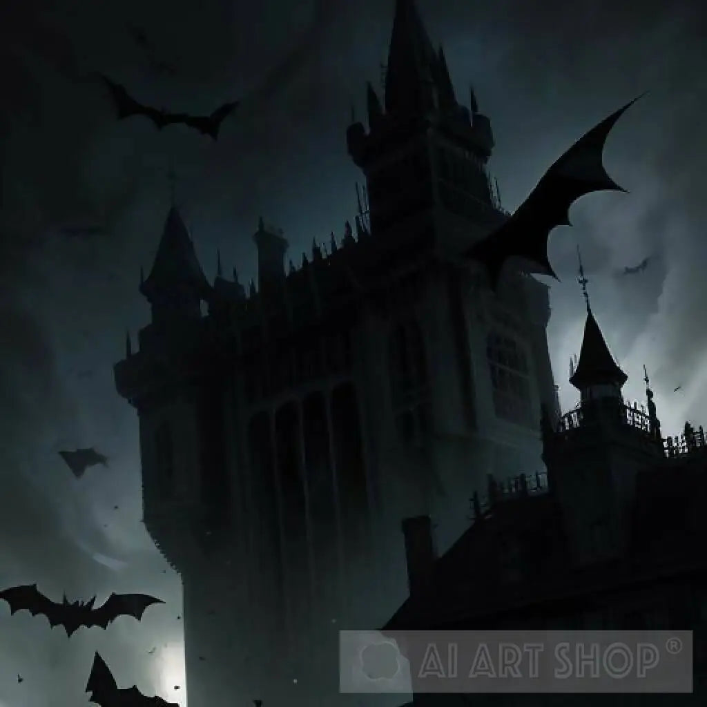 castle bats goth dark horror