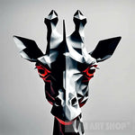 Dark Giraffe Animal Ai Art