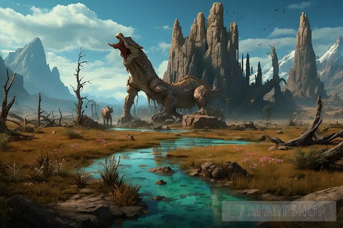 Deadlands Ii Landscape Ai Art