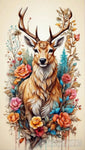 Deer Ai Painting