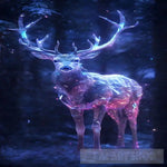 Deer In A Forest Animal Ai Art