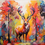 Deer In The Forest Animal Ai Art