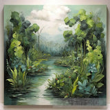 Default Original Landscape Plants Oil Painting Ai Art