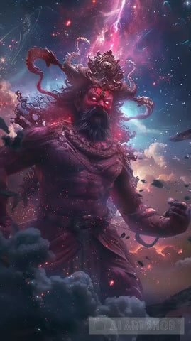 Demon Of Cosmos Ai Artwork