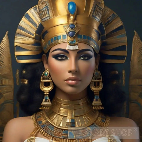 Design A Luxurious Image Of Queen Cleopatra Th... Ai Artwork