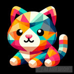 Digital Cat Cartoon Animal Ai Art