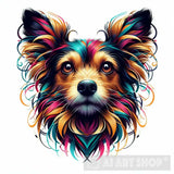 Digital Dog Painting Animal Ai Art