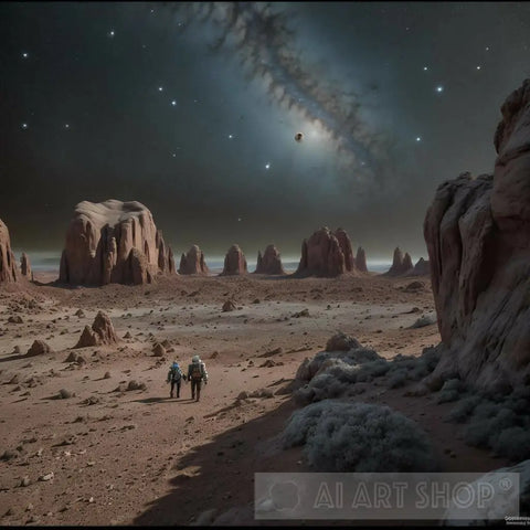 Discovering An Exoplanet Ai Artwork