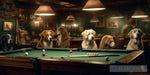 Dogs Do Snooker 3 Animal Ai Art