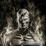 Dolph Lundgren Superhero Portrait Portrait Ai Art