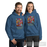 Dont Lose Yourself Ai Art Unisex Hoodie Indigo Blue / S