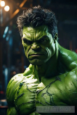 Don’t Make Him Angry: Hulk Ai Art Artwork