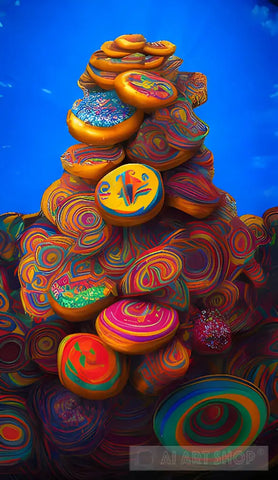 Donuts Surrealism Ai Art