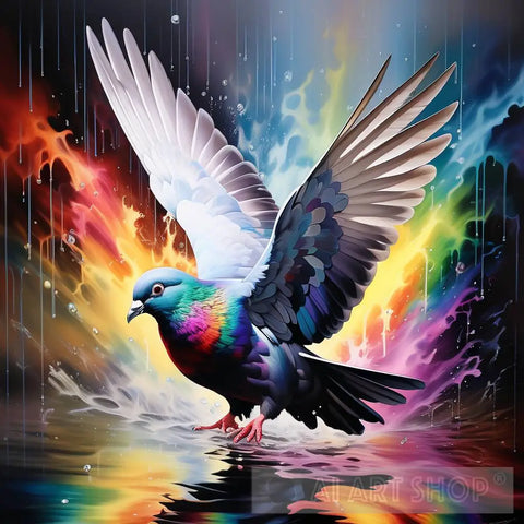 Dove Of Peace Ai Painting