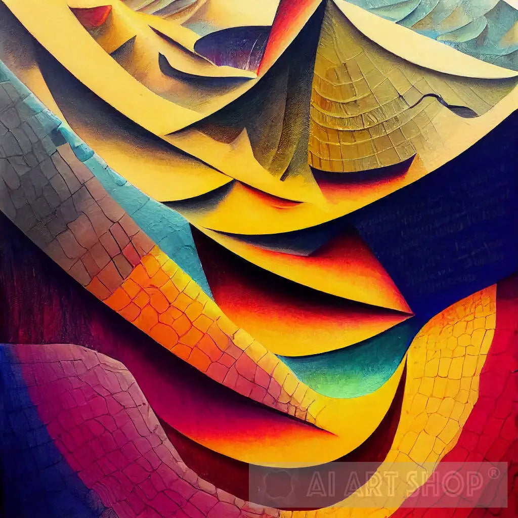 Down - Original AI Art – Abstract