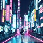 Downtown Tokyo Street Ai Art