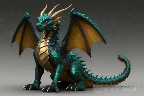 Dragon 3D Animal Ai Art