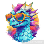 Dragon Child Wears Glasses Animal Ai Art