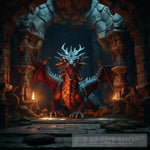 Dragon In Dungeon Ai Artwork