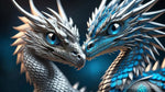 Dragon Love Couple Macro Close-Up Animal Ai Art