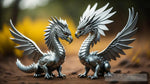 Dragon Love Couple Macro Close-Up Animal Ai Art