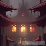 Dragon Palace Architecture Ai Art