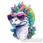 Dragon Wears Glasses Animal Ai Art