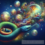 Dream Serpent. Ai Artwork