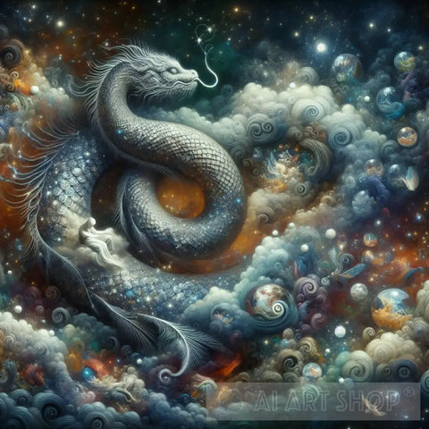 Dream Serpent. Ai Artwork