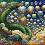 Dream Serpent. Ai Artwork