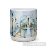 Dreaming Of Greece: A Watercolor Journey Street Ai Art