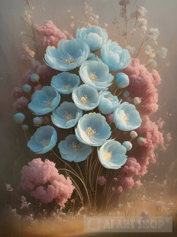 Dreamlike Bouquet Ai Artwork