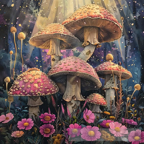 Dreamlike Meadow - Pop Surrealism Art Ai