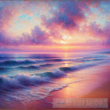 Dreamy Seascape. Ai Painting