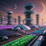 Futuristic Hydroponic Farm