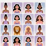 Zodiac Icons Zodiac Godess 1