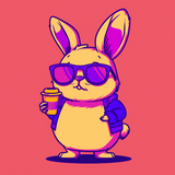 Cool Beans – Bunny on a Brew Break_V1