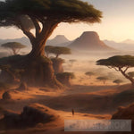 East African Landscape Highly Detailed Digital Painting Concept Art Landscape Ai Art