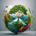 Eco-Friendly Ai Artwork: Inspire Green Planet Action With Stunning Sustainable Design Ii Nature Art